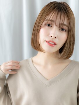 ドクターズ サロン ラブ(Dr's Salon LAB) ことりベージュひし形レイヤーカットボブs古河20代30代40代