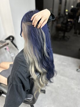ギミックパシャ(GIMMICK pasha) ネイビー×シルバー