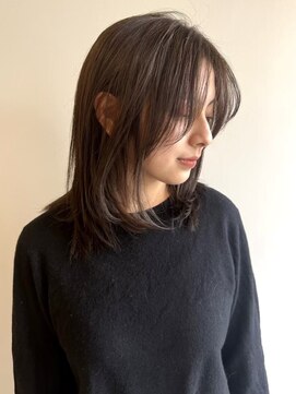 ユートゥイーズ 鎌倉(U too e's) 《U鎌倉/髪質改善》軽やかなレイヤーミディ/美髪カラー/ボブ