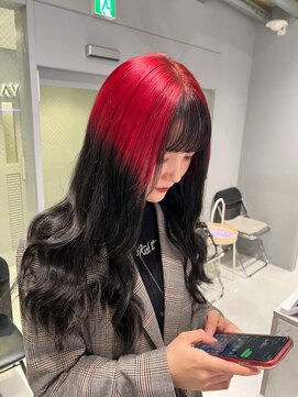 ヴァイス 渋谷店(VAICE) レッド/ブラック/デザインカラー/エクステ