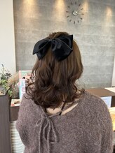 ブランシェ 春日井市民病院前店(BRANCHE)&nbsp;簡単ヘアアレンジ×オリーブブラウン
