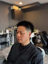 ザ ブライト バーバー(The BRIGHT BARBER)&nbsp;スパイキーベリーショート スキンフェード 直毛