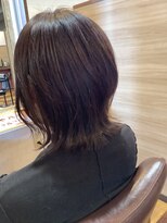 ヘアーメイク トレコローリ(hair make trecolori)&nbsp;【trecolori津田沼】くびれボブ　白髪ぼかし