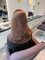 パーミルヘアーピピ(permille hair pipi) オレンジブラウン×レイヤー