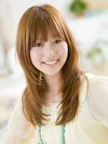 アニュー エアー(anew aeir)&nbsp;厚めバングと上品綺麗系ロングサイドシャギーレイヤー