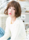 *mod's越谷*フェミニンボブ☆ふわくしゅくせ毛風a