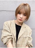 【mee.】ハセガワヒトシ　シナモンベージュショート☆表参道