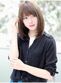 ミディアムアッシュブラウン/20代/30代/40代/ハイライト/小林