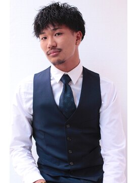 アイリーヘアデザイン(IRIE HAIR DESIGN) 【IRIE HAIR赤坂】ビジネスマン×ツイストパーマ×ツーブロック