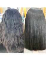 アンフィユヌキャトル(AnFye une Qatll)&nbsp;[AnFye une Qatll」難易度ジュエリーシステム縮毛+カット