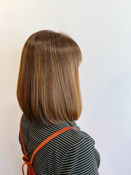 ピュアソウル(Pure Soul) ニューヨークドライカット×ストレート×前下がりボブ