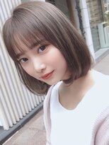 ロンドシエル 横浜(Lond ciel)&nbsp;内巻きボブ×アッシュベージュ【横浜ヘルシースタイル】