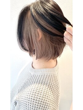 ルアン(Leun) 『 カット + ブリーチ + カラー』インナーカラー☆ベージュ