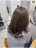 ミディアムレイヤー×グレージュ