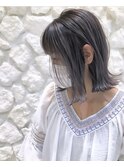Moana【浦添】#外はねボブ#グレーアッシュ#髪質改善