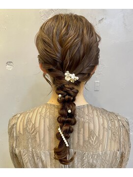 エフェ(effet) 定番　編みおろしヘア