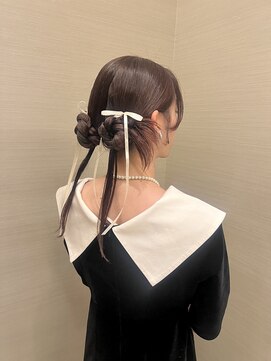 ミラ(Mila) ツインが可愛い＊カチモリリボンアレンジ /お呼ばれ