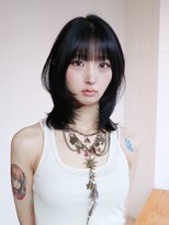 アイティーバイアルバム 下北沢店(IT by ALBUM)&nbsp;黒髪秋色小顔ボブルフ透明感カラーネビージュ_ba535801