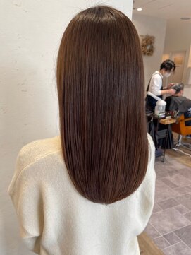 ハクバイジェービー 稲毛(hak by jb) 前髪/マチルダボブ/ピンクベージュ/インナーグレージュ[稲毛駅]