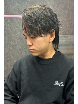 スライバイリアオオサカ(Sly By Ria OSAKA) 波巻きパーマ/ウルフヘア【梅田】【大阪】