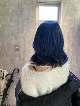 タイドヘアー 高槻店(TIDE HAIR) ブルー