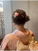 成人式ヘアセットアップスタイル
