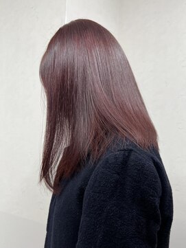 リア(Lia by KENJE) ブリーチなしで作るレッドカラー♪