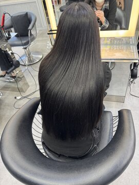 ロンドガーネット 池袋(Lond garnet) ワイドバングイメチェン美髪外ハネボブ+レイヤーカット韓国/池袋