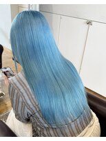 ルッツ(Lutz. hair design) 【髪質改善ブリーチ】Light blue【千代田彩夏】0524