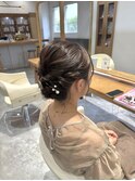 お呼ばれシニヨン