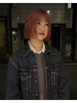 ハイトーンボブ／ワンレンボブ