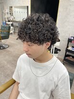 リミットバイアフィナー 大宮店(limit by Afinar) 最短セットでカッコいい プードルパーマ メンズ ツーブロ