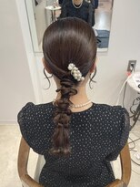 ラ ブランシュ 大宮(La Blanche)&nbsp;編みおろし/お呼ばれヘア/ヘアセット