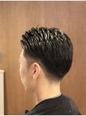 ナチュラル×ツーブロック　大人ショートツーブロックスタイル！