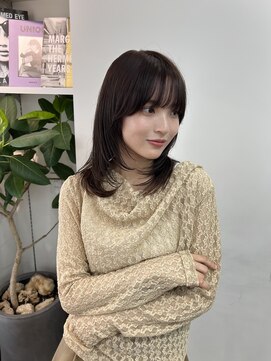 イヴォーク トーキョー(EVOKE TOKYO) レイヤー/ミディアム・ロング/20代/顔周り/髪質改善
