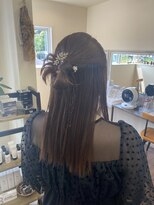 リミットヘアー 大在店(Remit hair)&nbsp;〈山本〉ストレートカチモリアレンジ