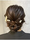 結婚式ヘアセット