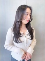 ヘアサロン ガリカ 表参道(hair salon Gallica)&nbsp;【田中杏実】たっぷりハイレイヤーでつくる艶髪ワンカールロング