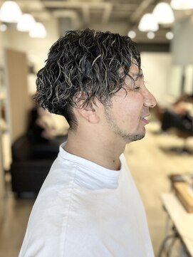 イルファ セイユウ 上野芝店(ehl:fa SEIYU) メンズ　パーマ　ツイストスパイラル　30代　40代