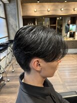 メンズココ メンズパーマ 韓国ヘア 日本橋店(MENS COCO)&nbsp;ナチュラルニュアンスセンターパート