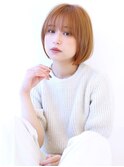 20代30代40代50代髪質改善アプリコットオレンジ似合わせカット