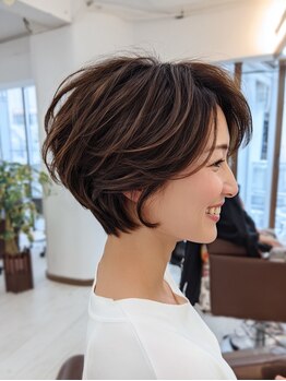 シュモレハーズ 習志野(Shumore he:rz)の写真/骨格に合わせて似合わせショートヘアに!まとまりのよいカットで自宅でも再現性高く朝からセットがラク◎