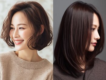 ロアール 大垣店(LOAOL)の写真/再現性の高い大人のイメージチェンジや白髪染め、髪質改善にも定評あります◎ 30代以上の女性利用者多数！