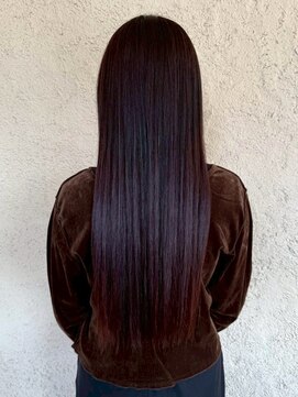 プリモ ココ 鍋島店(Primo coco.) 髪質改善 酸性ストレート 透明感カラー アッシュブラウン 20代