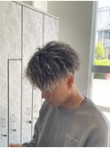 ツイスパ×ホワイトメッシュ