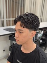 ラピス 名古屋駅前店(Lapis) アクティブショート×テーパーフェード/海外ヘア/メンズパーマ