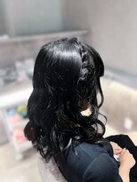 ヘアセット クラン ルシェ 心斎橋玉屋町店(hair set Clan luce)&nbsp;もこもこハーフツイン/心斎橋ヘアセット