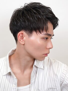 ラフィスヘアードープ 新宿店(La fith hair dope) 【La fith】メンズカット×アップバング×ツーブロック