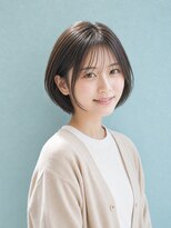 フレイムス ヘアアンドリラックス 大宮東口店(Frames)&nbsp;ショートボブ髪型20代30代40代50代前髪あり前髪なし面長丸顔大宮