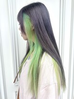 グラスペディア(graspedia) silver×light green【広島ハイトーン】【広島派手髪】